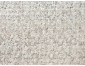 Pat matrimonial bej tapițat cu somieră 180x200 cm Makana – Makamii