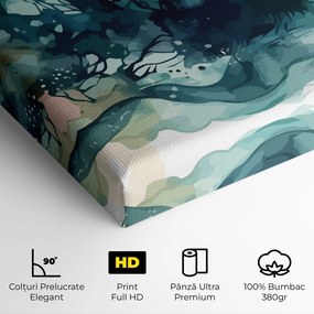 Tablou Canvas, 90x140cm, Dormitor si Living, Feng Shui, Apa, Deep Ocean Art