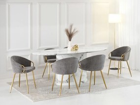 Scaun Carma K (gri + auriu). 1111003