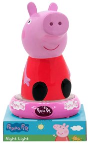 Purcelușa Peppa Smile Lampă de noapte LED 3D, lumină de noapte
