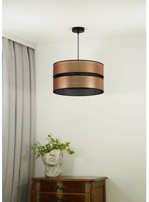 Lustră pe cablu COPPER Duolla SHINY 1xE27/15W/230V d. 40 cm cupru/negru