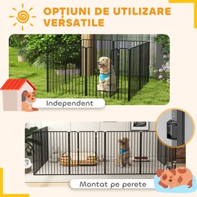 Pawhut tarc Joaca pentru Caini – 6 Panouri Rezistente | Aosom Romania