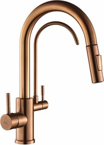 Baterie de bucatarie Rea Eco Fresh Cupru periat