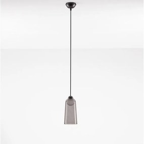 Pendul LED modern, Metal, Negru, Acrilic, DIONE