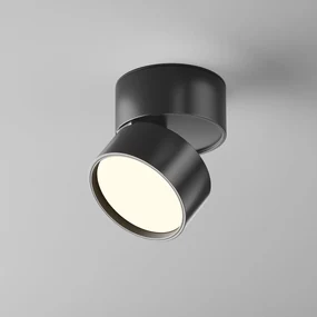 Spot LED aplicat directionabil Onda negru 3000K