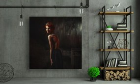 Tablou Canvas - Fotomodel cu coroana