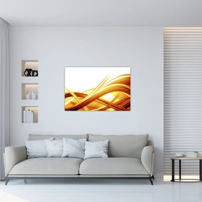 Tablou - Abstrac galben (90x60 cm)