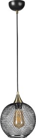 Lustra JUPITER 8721-1, negru, metal, 18x70 cm