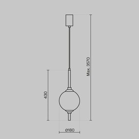 Pendul LED design modern decorativ The Sixth Sense