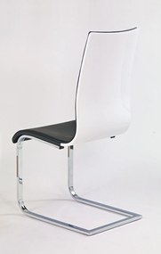 Scaun de sufragerie  Killa  (negru + alb). 769965