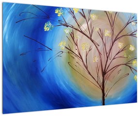 Tablou - Copac în fața soarelui (90x60 cm)