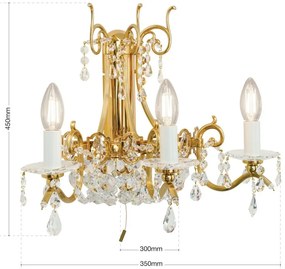 Aplica de perete cristal SCHOLER NAGOYA