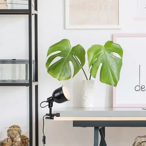 Lampă cu clemă 1xE14/25W/230V neagră Rabalux 3092