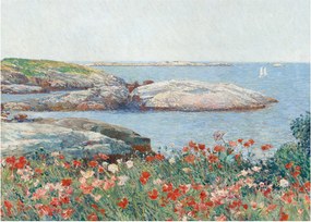 Tablou - Childe Hassam, Poppies,  Isles of Shoals, reproducere (70x50 cm)