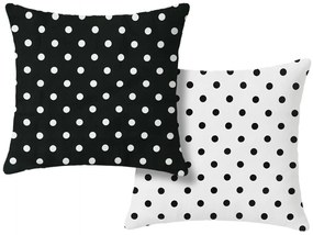 Set 2 bucati huse decorative de perna COLAM GREY 45x45 cm, gri