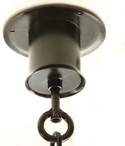 Pendul iluminat exterior din fier forjat, HL 3448, 40cm