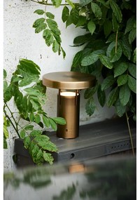 Veioză în culoarea bronz LED cu intensitate reglabilă (înălțime 20 cm) BringMe – Hübsch