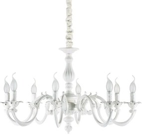 Candelabru elegant design clasic JUSTINE SP8 alb 197524