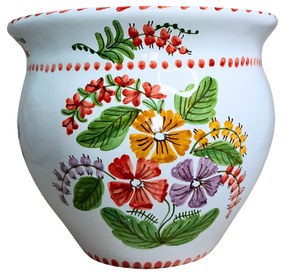 Ghiveci din ceramică model Flori de Câmp 19cm