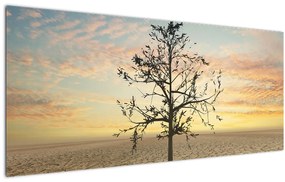 Tablou - Copac în deșert (120x50 cm)