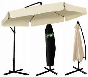 Umbrelă de grădină 350cm BEIGE Trabem