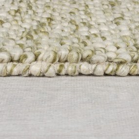 Covor kaki țesut manual din amestesc de lână 160x230 cm Minerals – Flair Rugs