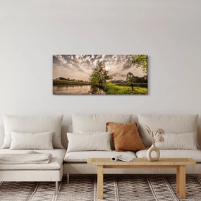 Tablou naturii cu raze de soae (120x50 cm)