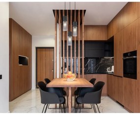 Lustra cu 3 pendule design modern ANNIKA negru