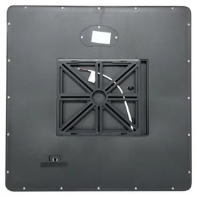 Plafonieră LED/40W/230V 3000/4000/6500K 50x50 cm neagră