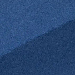 decoDoma Cearşaf cu elastic jersey EXCLUSIVE de culoare albastru regal 180 x 200 cm