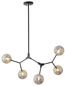 Lustră pe tijă 5xG9/15W/230V gri