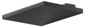 Aplica perete LED ambientala design modern LAMBDA neagra ZZ AZ3346