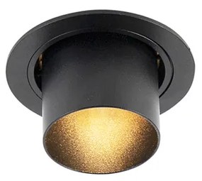 Spot încastrat inteligent negru, înclinabil, cu WiFi GU10 - Installa