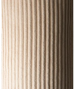 Fotoliu de copii maro deschis cu tapițerie din catifea reiată Moon – Wigiwama