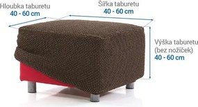 Nueva Textura Huse care se întind foarte bine NIAGARA tutunului taburet (40 - 60 cm)