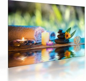 Tablou pe sticlă - Relaxare (70x50 cm)