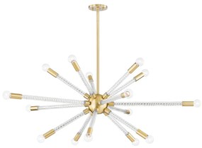 Candelabru, lustra suspendata, design modern PIPPIN alama antichizata