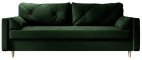 Canapea două locuri Aura (Verde închis). 1056635
