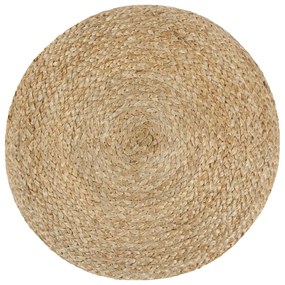 248077 vidaXL Taburet lucrat manual, gri, 40 x 45 cm, iută