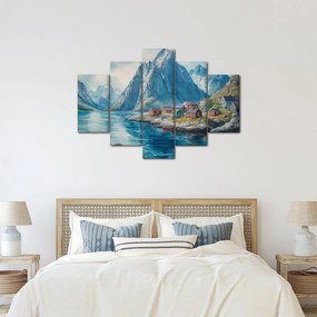 Tablou - Sat norvegian (150x105 cm)
