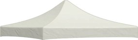 vidaXL Acoperiș cort de petrecere, crem, 3 x 3 m