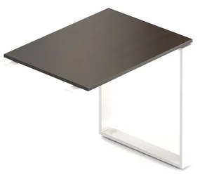 Element de actiune Creator 80 x 60 cm, baza alba, 1 picior, wenge