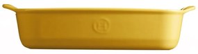 Vas de copt din ceramică Emile Henry Ultime, 29 x 19 cm, galben