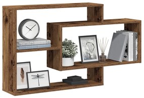 vidaXL Raft de perete, lemn vechi, 104x20x58,5 cm, lemn prelucrat