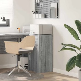 vidaXL Cabinet depozitare Gri Sonoma Gri Sonoma Lemn prelucrat Mic