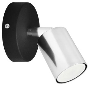 Spot LED de perete TUNE 1xGU10/4,8W/230V crom mat/negru