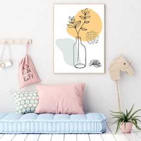 Poster - Vaza cu platnă (A4)