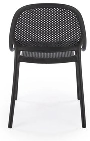 Scaun plastic K532 negru