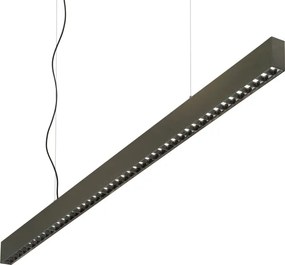 Ideal Lux - Lustră LED suspendată pe cablu OFFICE LED/30W/230V 3000K CRI 90 negru