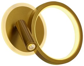 Aplica de perete tip spot LED MONET LED/15W/230V, auriu